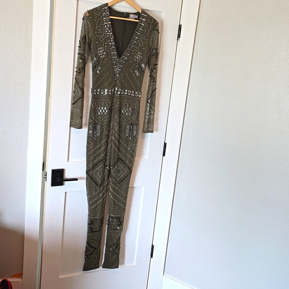 ASOS Tall Beaded Jumpsuit - Picture 4 of 6